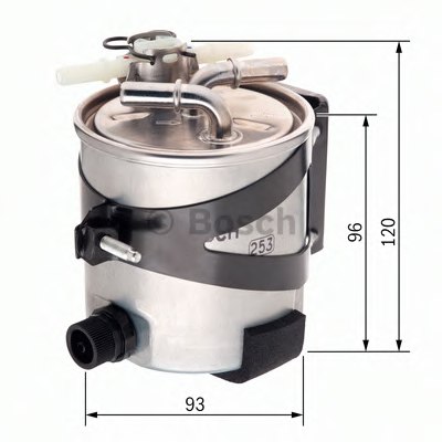 BOSCH F 026 402 016 Fuel filter